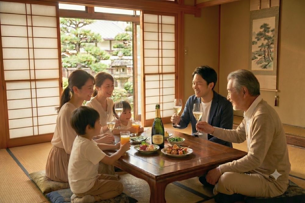 帰省シーン